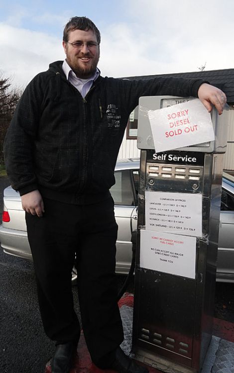 Scott Preston: delighted with the response to his unusual marketing strategy - Photos: Shetland News