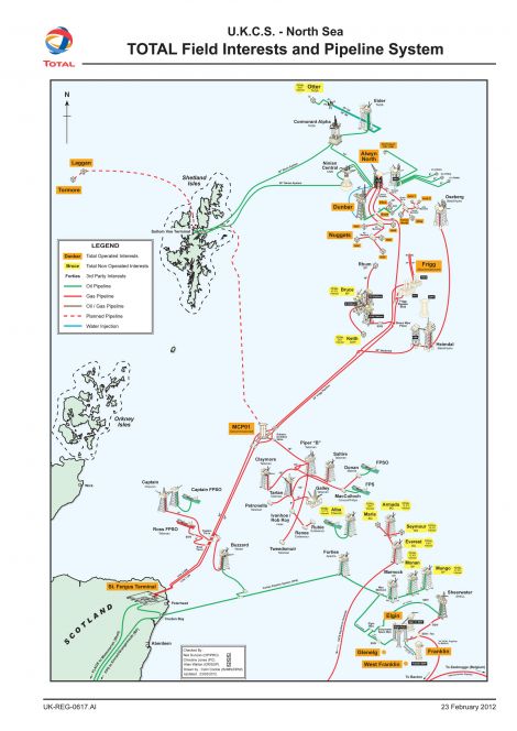 UKCS North Sea Map