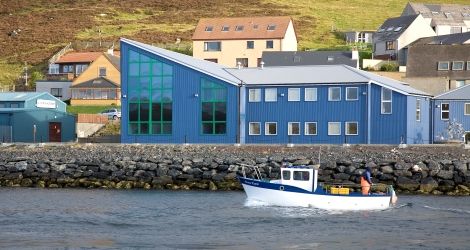 Scalloway's NAFC Marine Centre is facing significant cuts. Pic. NAFC