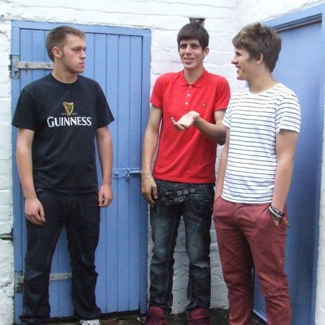 Shetland band Casino Feet (left to right): Joe Barrie, Ritchie Williams and Zack Manson.