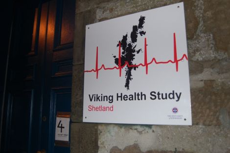 The Viking Health Study team have moved into the old SIC offices at 4 Market Street. Photo Shetland News
