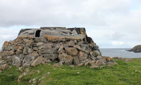 The lamb shelter at Skeo Houll - Photos: Courtesy of Shetland Amenity Trust