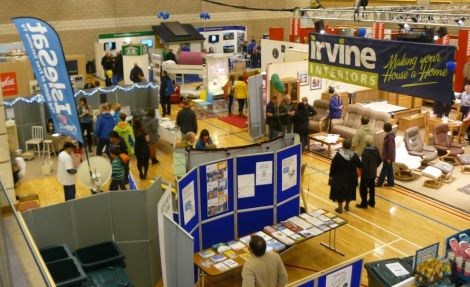 A busy Clickimin games hall during the successful Ideal Homes show at the weekend. Photo Rotary Club of Shetland