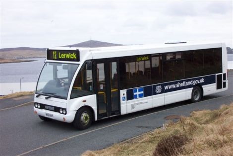 Bus services across the islands, including on the West Side, are set for a radical overhaul. Photo: Shetland Islands Council.