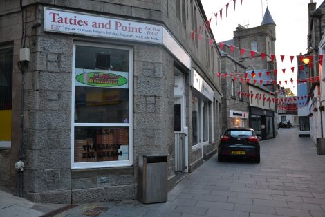 Tatties & Point was the other food outlet turned down for a 4am licence to serve food. Photo: Shetnews