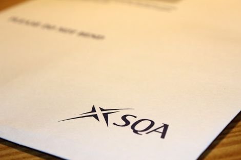 The SQA letter containing the precious exam results - Photo: ShetNews