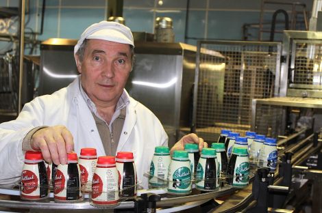 Dairy manager Gerry Byers: 'I want to win those customers back' - Photo: Hans J Marter/ShetNews