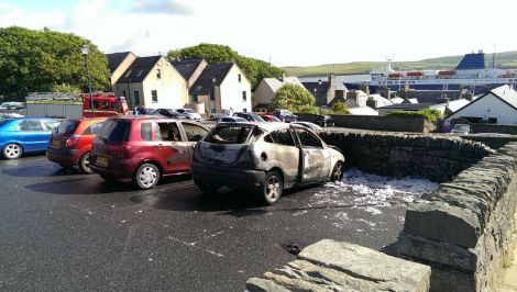 The vehicle was completely destroyed - Photo: Chris Cope/ShetNews