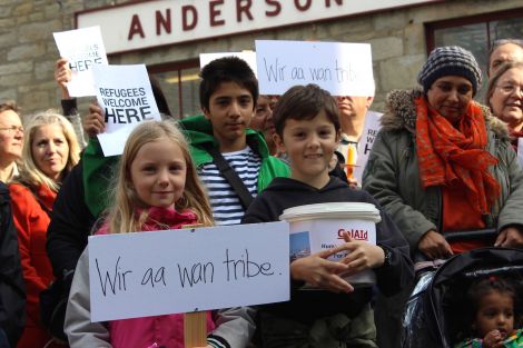 'Wir aa wan tribe' - Photos: Hans J Marter/ShetNews