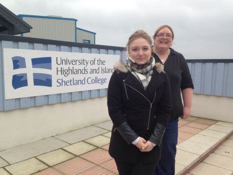 Recent graduates Klaudia Grubska and Jacqui Clark have been recruited to work at the college.