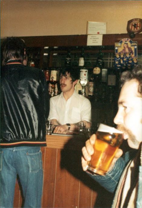 The old back bar at the Queens Hotel, taken some time in the early 1980s - possibly 1983 or 1984. Photo: Martyn Fisher