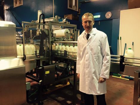 Shetland MSP Tavish Scott on his visit to Shetland Farm Dairies to discuss changes to government subsidies.