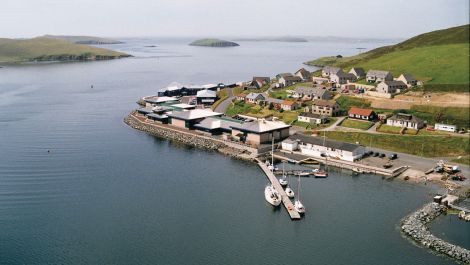 The NAFC Marine Centre in Scalloway.