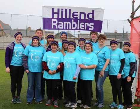 Hillend Ramblers, one of just under 70 teams participating this year. Photo: Geoff Leask