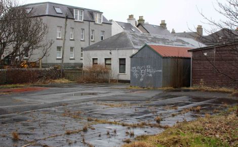 The mostly disused site used to house the Shetland Archives. Photo: Shetland News/Chris Cope.