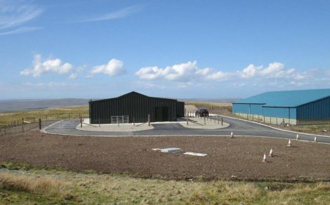 Whalsay's new water treatment plant. Photo: Scottish Water