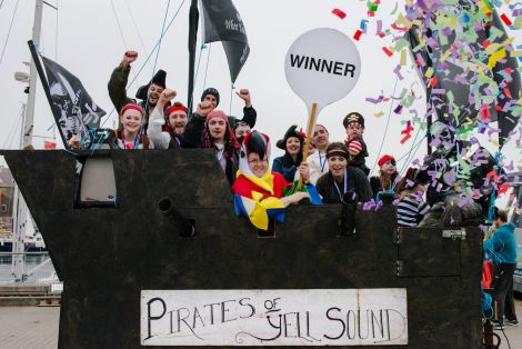 The Pirates of Yell Sound was voted the winning float. All photos: Steven Johnson