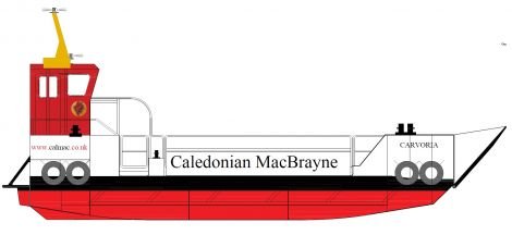 A drawing of the new vessel Malakoff is building.