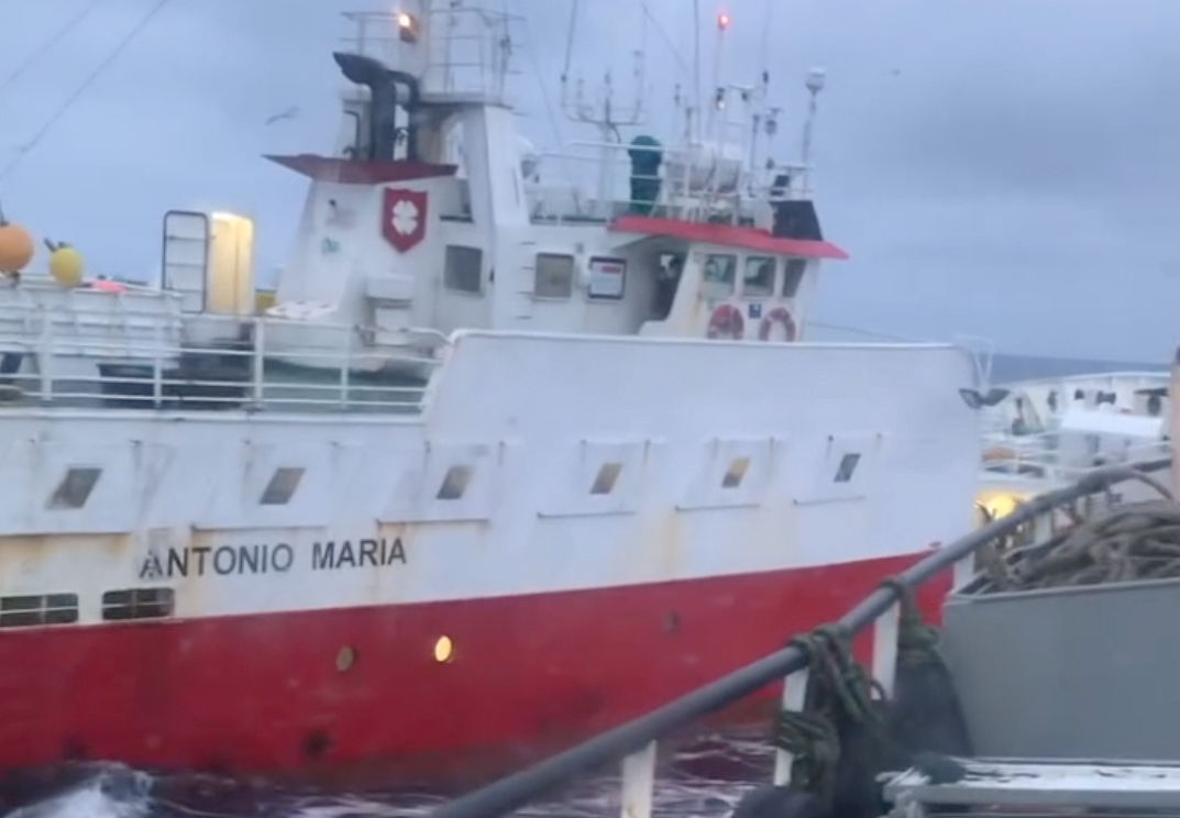 Fishing crew furious after yet another incident involving a foreign owned vessel